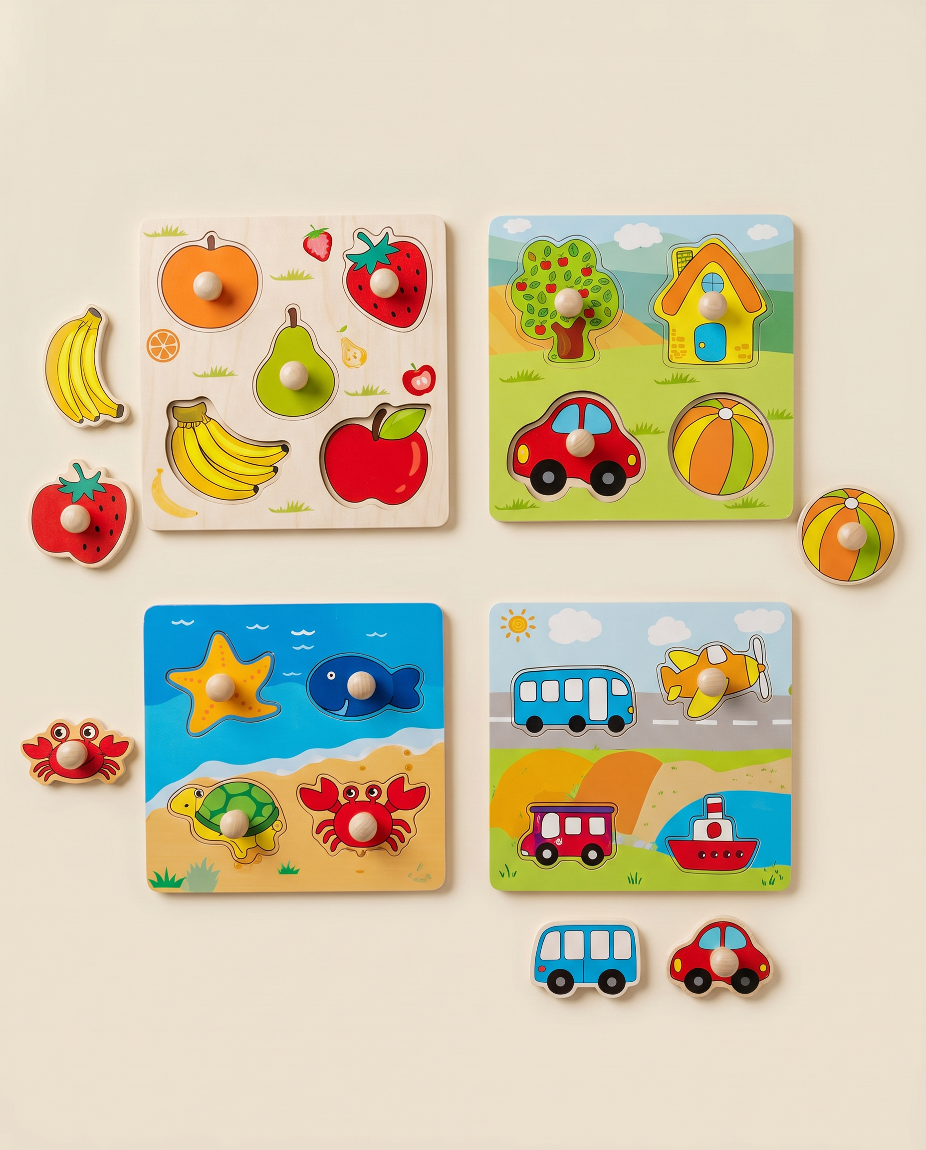 Puzzle bébé Montessori pièces