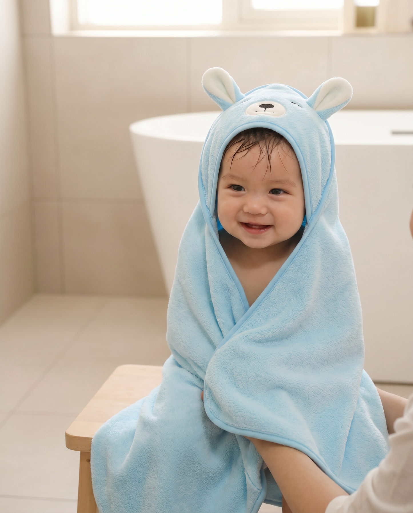 Cape de bain enfant