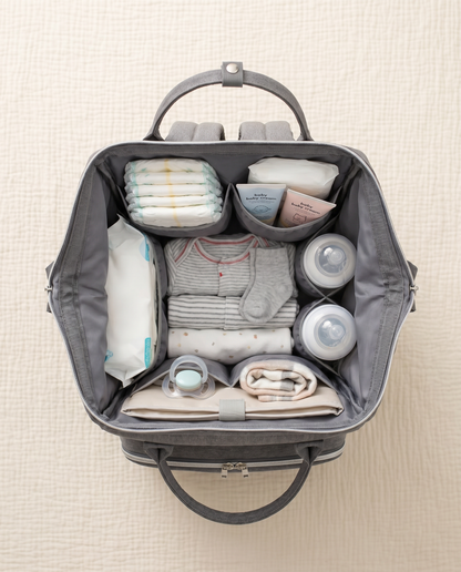Sac à langer ouvert