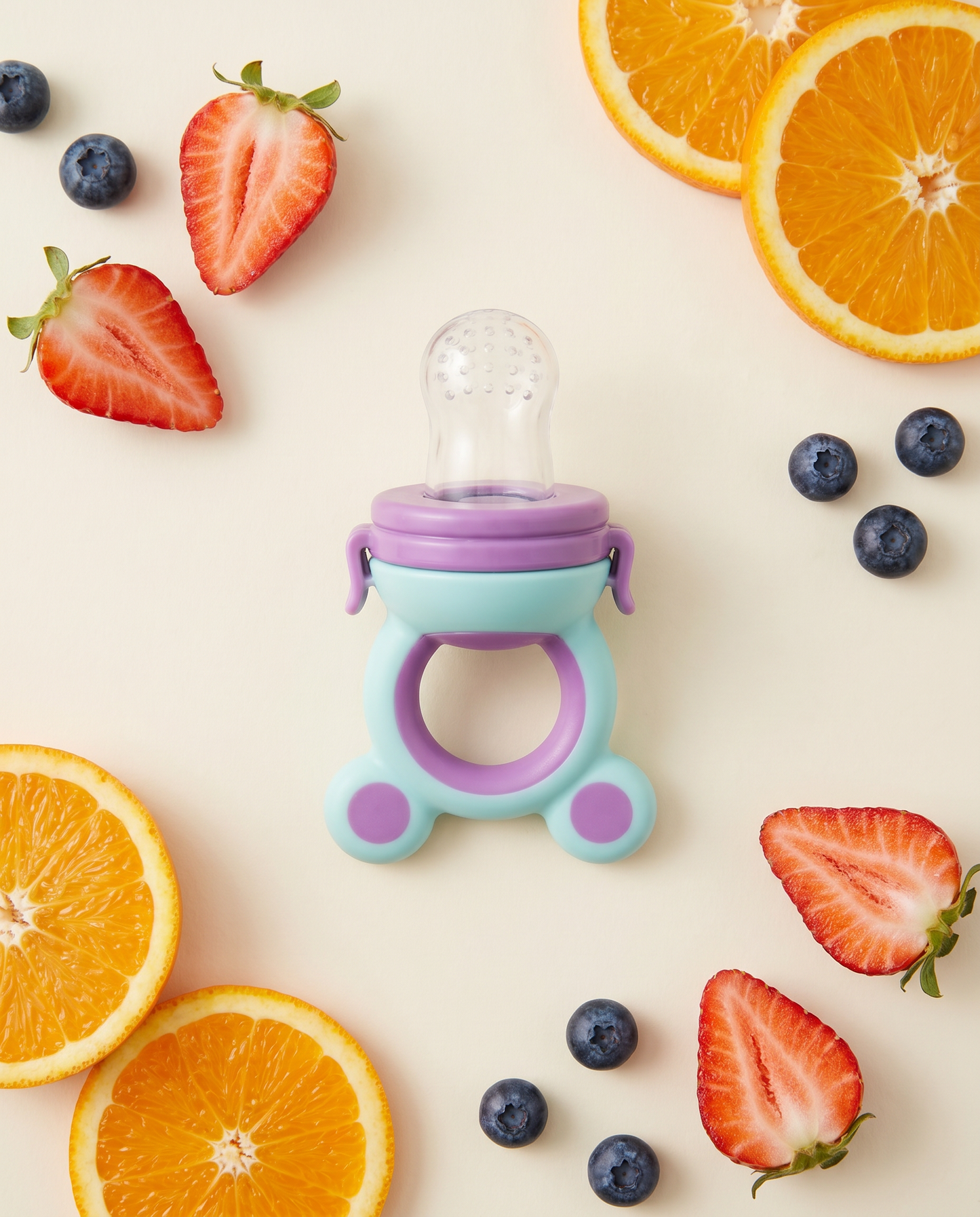 Tétine alimentaire fruits