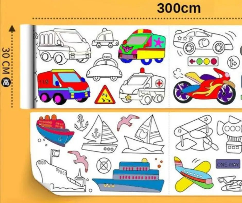 Rouleau à Dessin - Créativité Infinie Portable Enfant | Les Petiots™ - Les Petiots