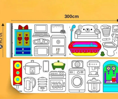 Rouleau à Dessin - Créativité Infinie Portable Enfant | Les Petiots™ - Les Petiots