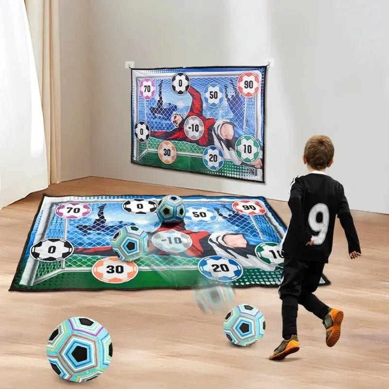 Tapis de Football Adhérent pour Enfants - Entraînement Intérieur et Extérieur - Les Petiots