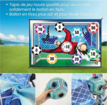 Tapis de Football Adhérent pour Enfants - Entraînement Intérieur et Extérieur