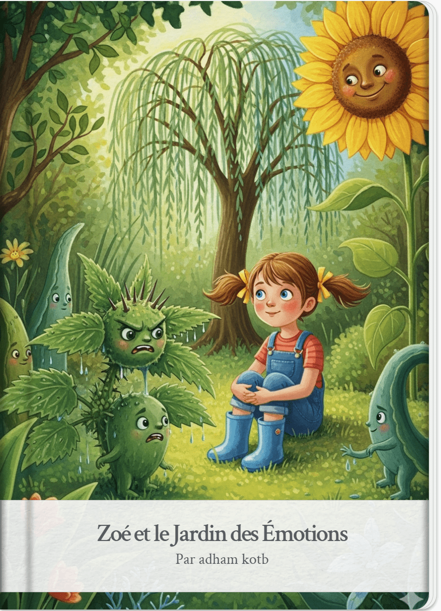 Zoé et le Jardin des Émotions 🌱 - Livre Numérique Enfant 4 - 8 ans - Intelligence Émotionnelle - Les Petiots
