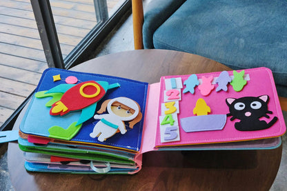 Livre sensoriel bébé | Montessory™ - Les Petiots
